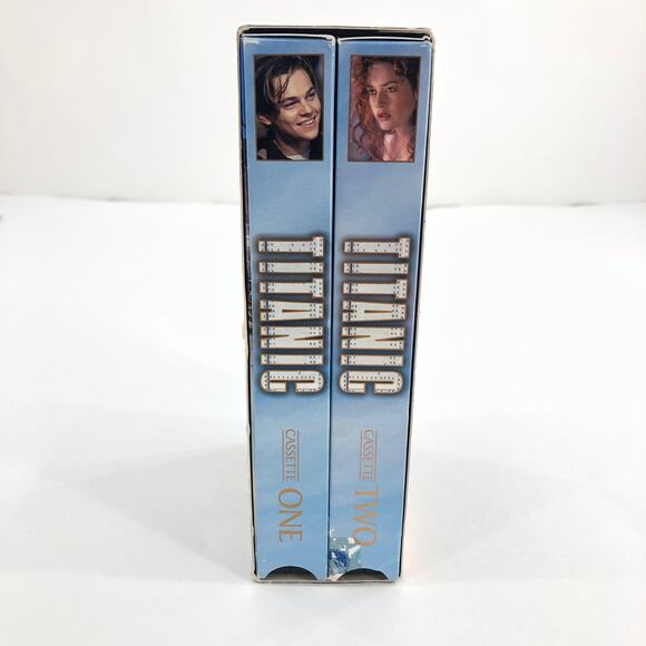 1997/1998 VINTAGE Titanic Movie VHS Cassette Box Set Leonardo DiCaprio - Picture 2 of 11